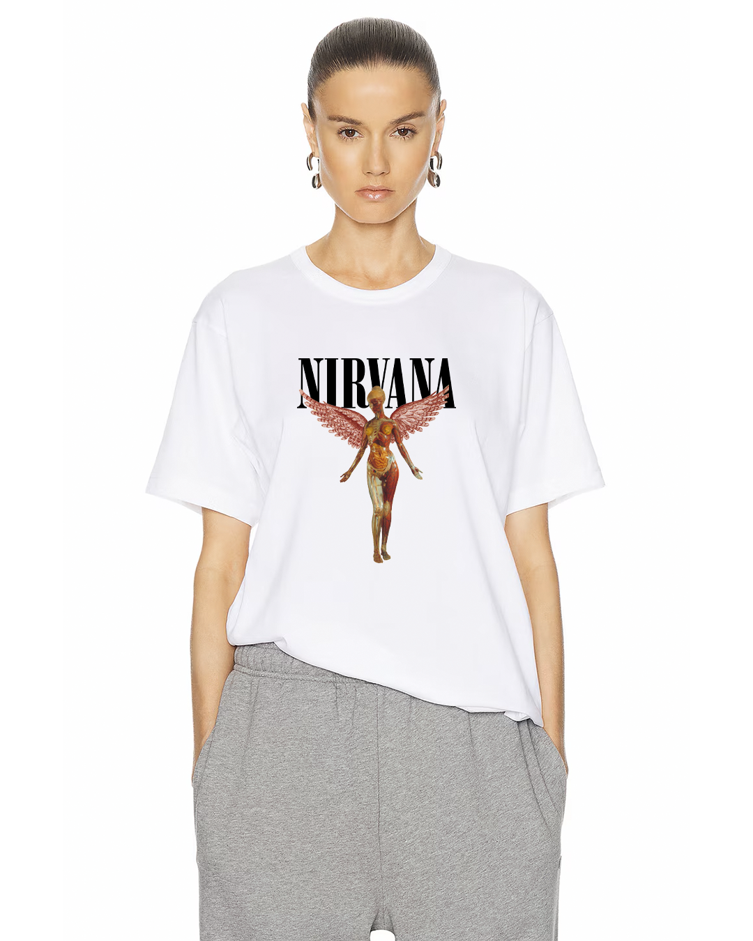 Футболка женская оверсайз Nirvana